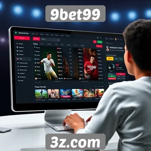 Avaliação da interface e usabilidade do 9bet99
